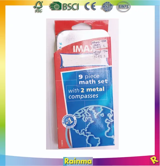 Ningbo 7PCS Geometry Drafting Ruler Compass Math Set