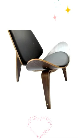 Meilleures ventes Chine chaise en bois rouge Shell meubles de chambre d'hôtel chaise de café